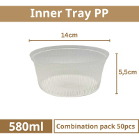 Vnitřní podnos PP 580ml pro polévkové misky O140mm size_small